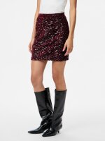 Rock Pieces PCKam HW New Short Skirt Tawny Port