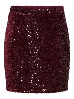 Rock Pieces PCKam HW New Short Skirt Tawny Port