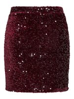 Rock Pieces PCKam HW New Short Skirt Tawny Port