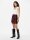 Rock Pieces PCKam HW New Short Skirt Tawny Port