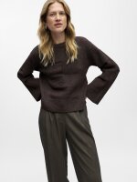 Pullover Object ObjEnya L/S Knit Seal Brown