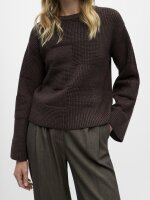 Pullover Object ObjEnya L/S Knit Seal Brown