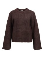 Pullover Object ObjEnya L/S Knit Seal Brown