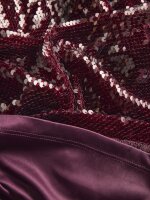 Kleid JJXX JXSia Sequin SL V-Neck Dress Cabernet