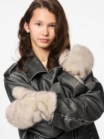 Fäustlinge Pieces PCJutlandia Mittens Greige