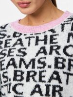 Pullover Pieces PCJules O-Neck Knit BC Cloud dancer