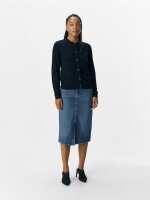 Cardigan Object OBJThess L/S Short Knit Black