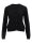 Cardigan Object OBJThess L/S Short Knit Black