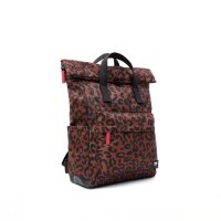 Rucksack Roka Canfield Medium Recycled Canvas Leopard Print