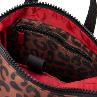 Rucksack Roka Canfield Medium Recycled Canvas Leopard Print