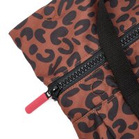 Rucksack Roka Canfield Medium Recycled Canvas Leopard Print