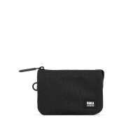 Portemonnaie Roka Carnaby Recycled Canvas Small All Black