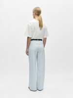 Hose Object Objlisa Wide Pant AOP Cloud Dancer/Winter Sky