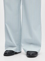 Hose Object Objlisa Wide Pant AOP Cloud Dancer/Winter Sky