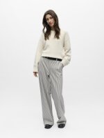 Hose Object Objlisa Wide Pant AOP Cloud Dancer/Morel