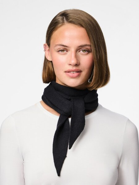 Schal Pieces PCKomma Triangle Scarf Black