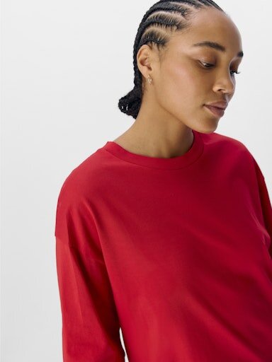 Shirt Object ObjGima 2/4 Oversize T-Shirt Poinsettia