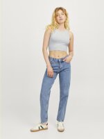 Top JJXX JXFallon SL Rib Tank Top Light Grey Melange