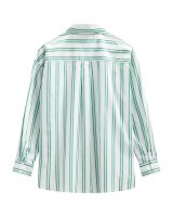 Hemd Freequent FQFina Star Off-White Bright Green