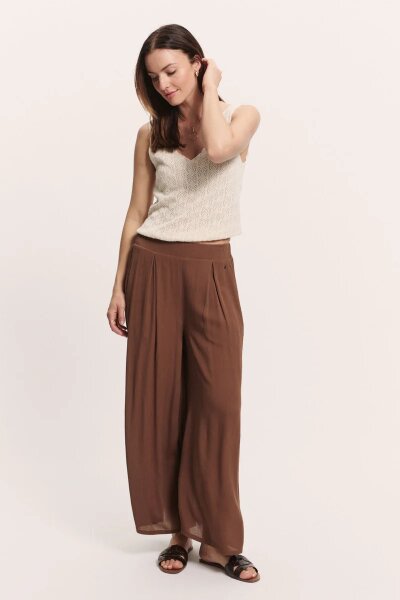Hose Tranquillo Paulaa EcoVero Viskose Chocolate