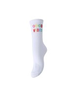 Socken Pieces PCCally Spring Socks Bright White/Good Vibes
