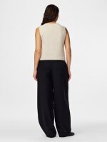 Weste Pieces PCVinsty Short Vest Silver Lining