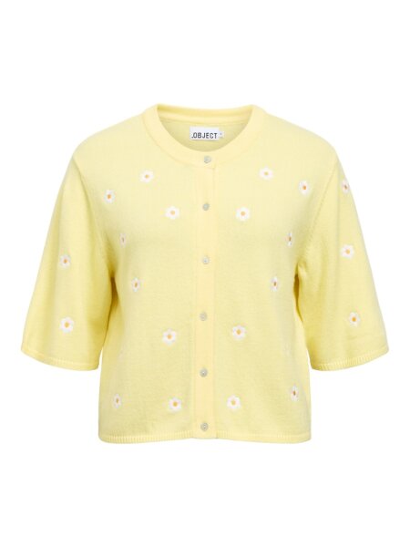 Cardigan Object OBJThess 3/4 sleeve Lemon Meringue daisy