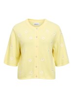 Cardigan Object OBJThess 3/4 sleeve Lemon Meringue daisy