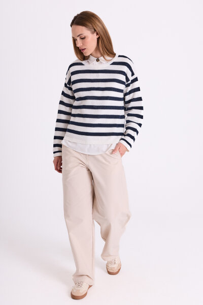 Hose Freequent FQZandra Pant Moonbeam