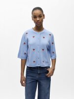 Cardigan Object OBJThess 3/4 sleeve Serenity/Strawberry