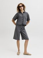 Shirt JJXX JXPaulina SS Medium Grey Denim