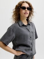 Shirt JJXX JXPaulina SS Medium Grey Denim