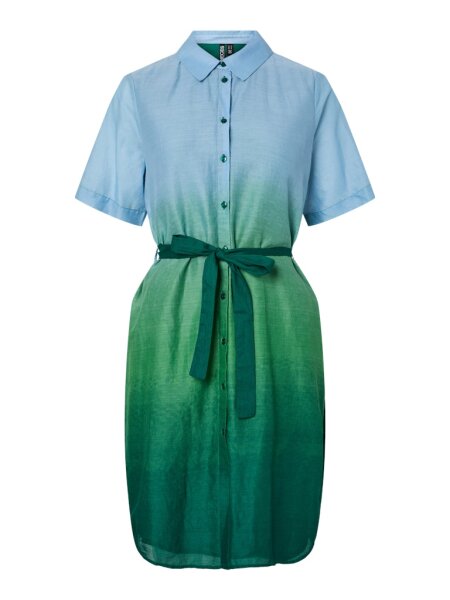Kleid Pieces PCBibiane SS Short Dress Mint Green/Blue