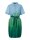 Kleid Pieces PCBibiane SS Short Dress Mint Green/Blue