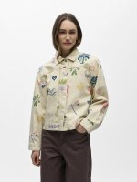 Jacke Object OBJAlly L/S Printed Jacket Humus/Multi