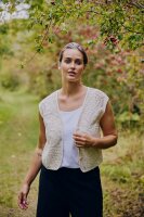 Weste Freequent FQCrossy Waistcoat Moonbeam