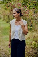 Weste Freequent FQCrossy Waistcoat Moonbeam