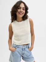 Top JJXX JXZusannah Top Knit Vanilla Ice