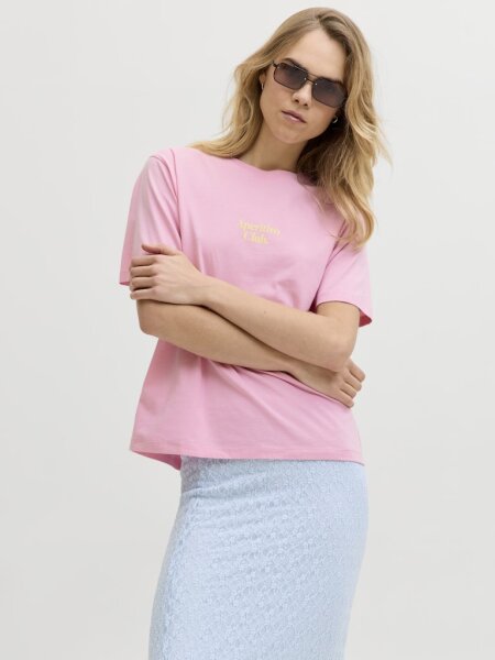 Shirt JJXX JXSenna Loose SS Tee Prism Pink/Aperitivo
