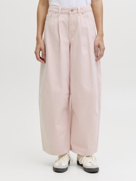 Jeans JJXX JXPorto Lia Barrel Crop MW R370 Icy Pink