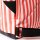 Rucksack Roka Canfield Small Recycled Canvas Coral Stripe