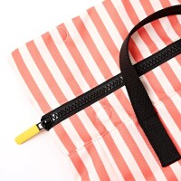Rucksack Roka Canfield Medium Recycled Canvas Coral Stripe