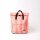 Rucksack Roka Canfield Medium Recycled Canvas Coral Stripe