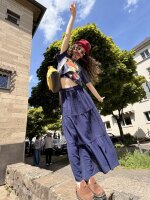 Rock Pieces PCTohime HW Ankle Skirt Maritime