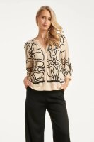 Bluse Smashed Lemon 26391 Sand Black