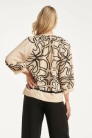 Bluse Smashed Lemon 26391 Sand Black