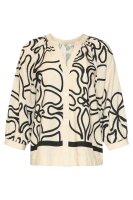 Bluse Smashed Lemon 26391 Sand Black