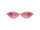 Sonnenbrille Komono Doris Pink jungle