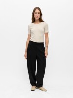Hose Object Objlisa HW Ankle Barrel Pant Noos Black