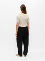 Hose Object Objlisa HW Ankle Barrel Pant Noos Black